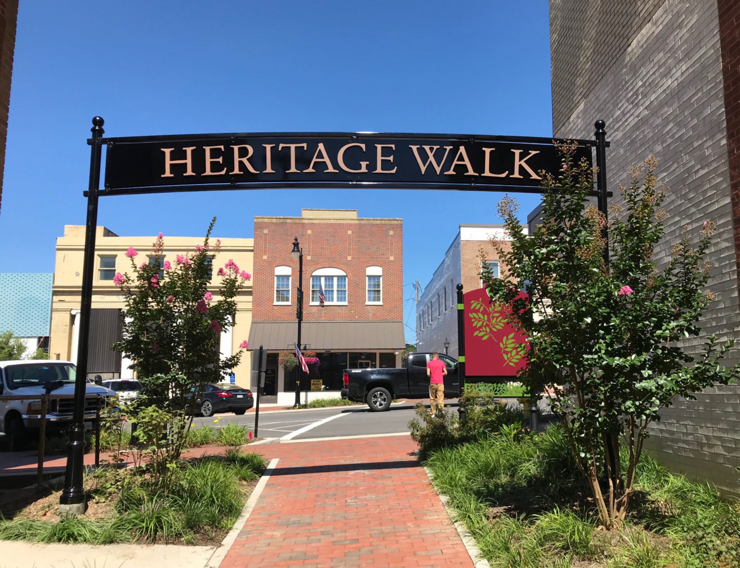 Arch for Wytheville, VA's Heritage Walk Skyway Outdoor